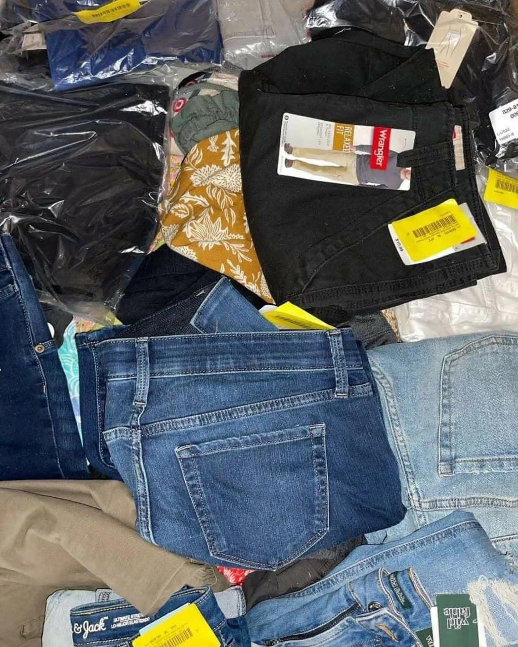 Mixed Jeans Pallet BIG D Discounts