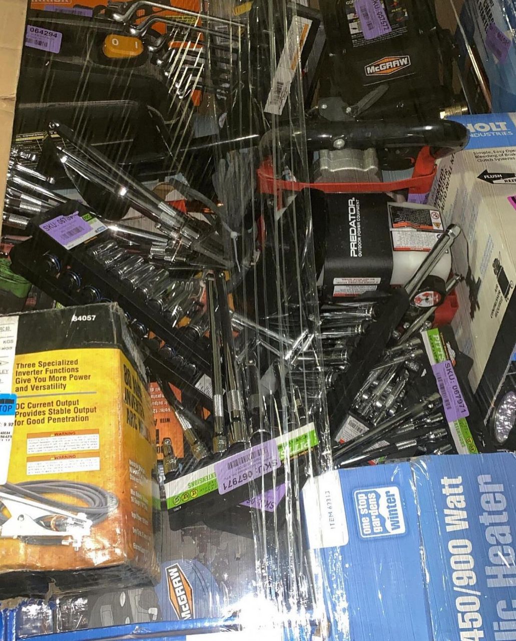 Pallet of mixed Returned Tools BIG D Discounts