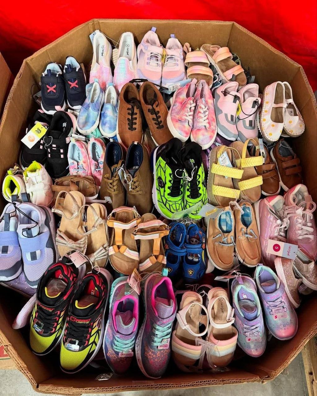Target Kids Shoes Pallet