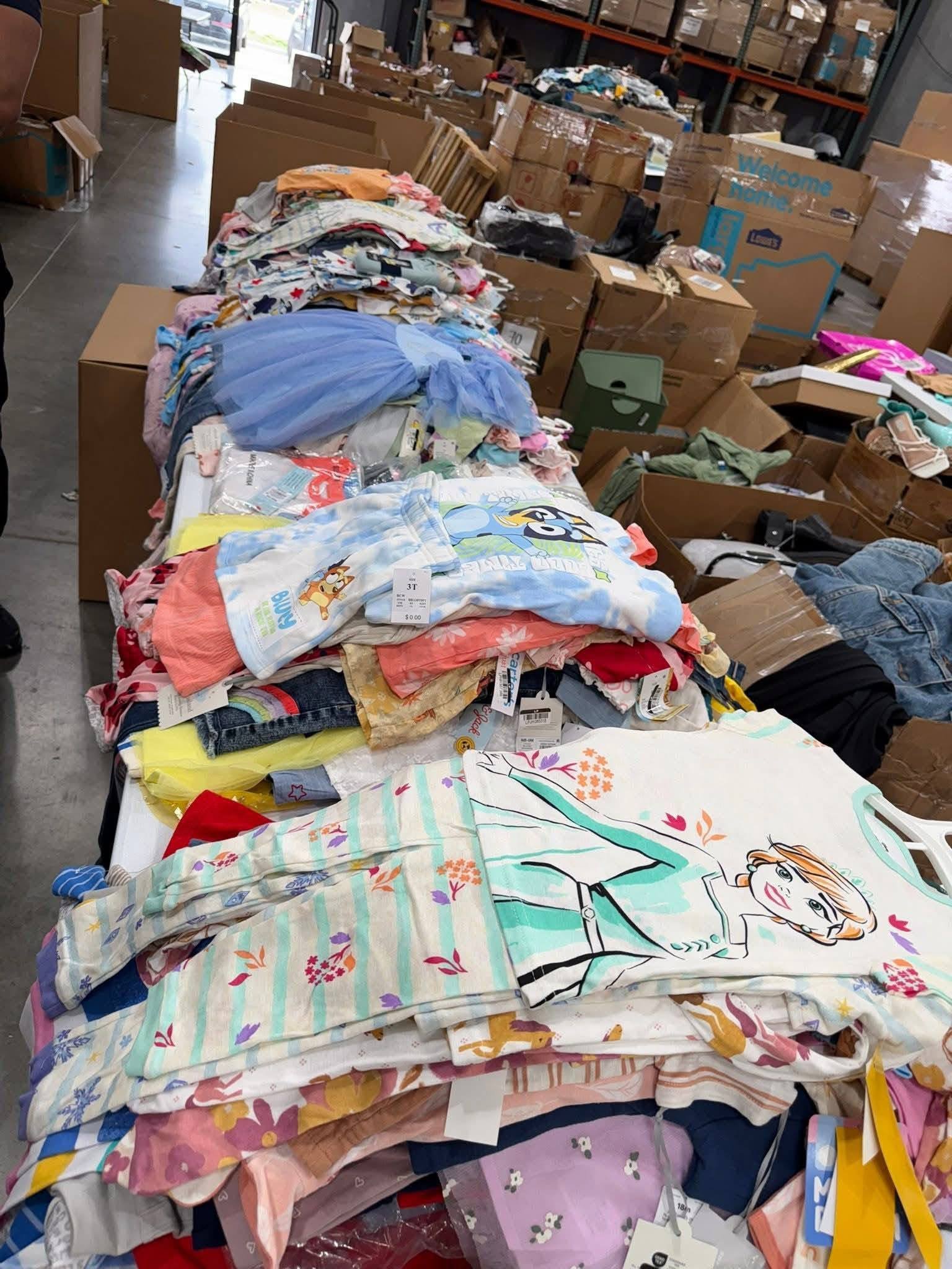 Kids Clothing Pallets